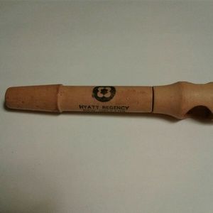 Vintage Wood Cork Screw Hyatt Regency New Orleans